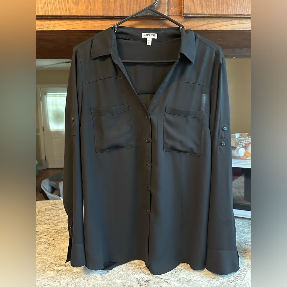 EXPRESS WOMENS ORIGINAL FIT BUTTON DOWN